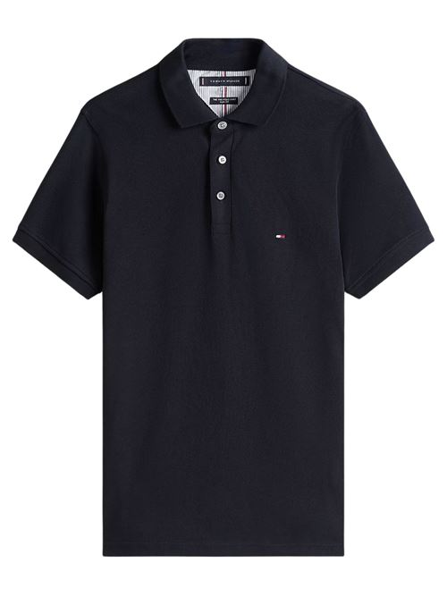 Polo uomo blu scuro in cotone Tommy Hilfiger | MW0MW17771DW5